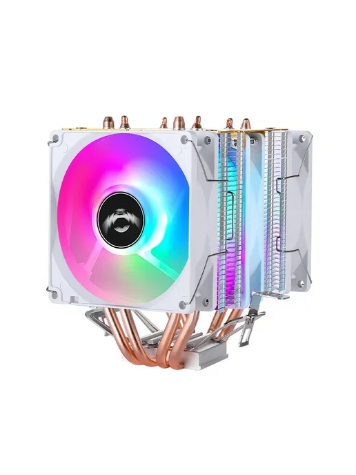 QiuzAim кулер для CPU 4 тепловые трубки, 90мм, RGB, вариант, фото 7