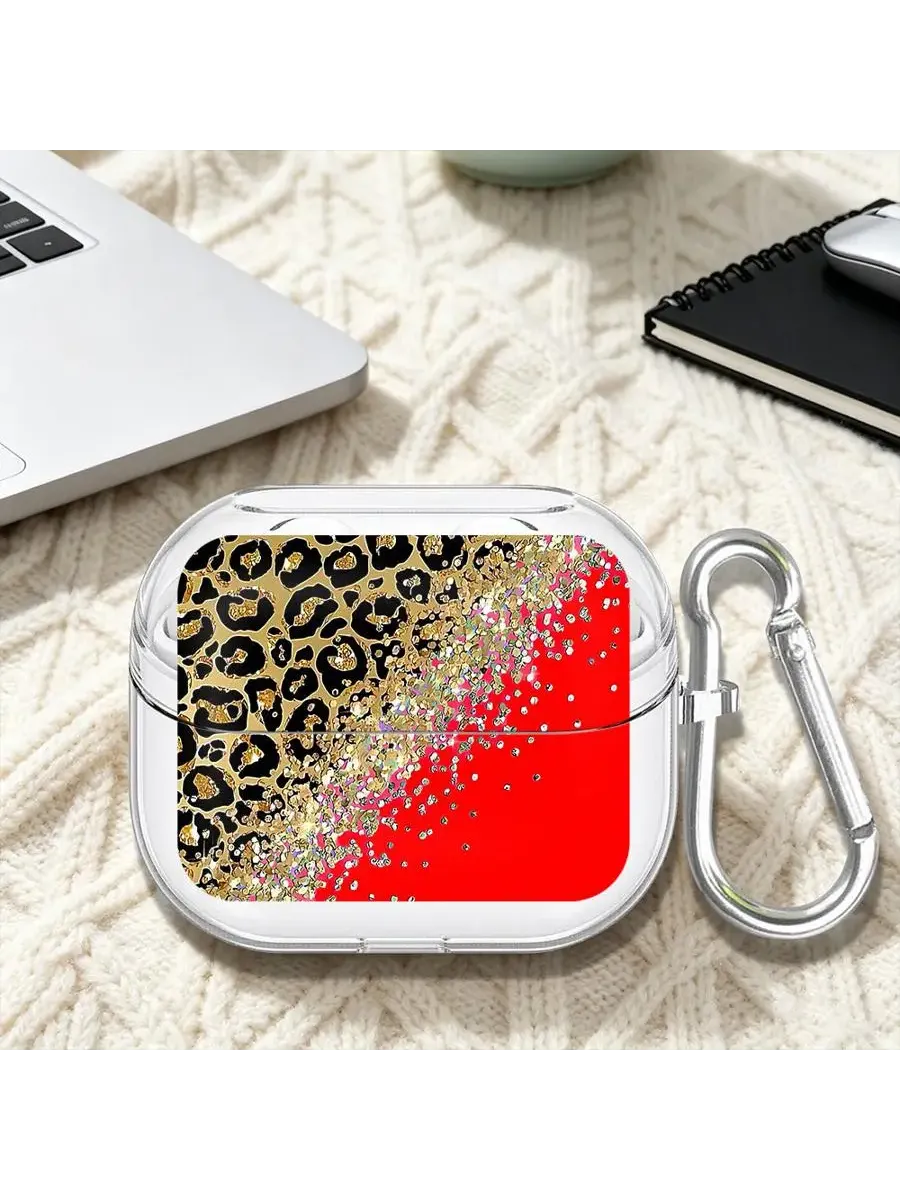 Чехол для Samsung Galaxy Buds 4 Golden Leopard, Mix02