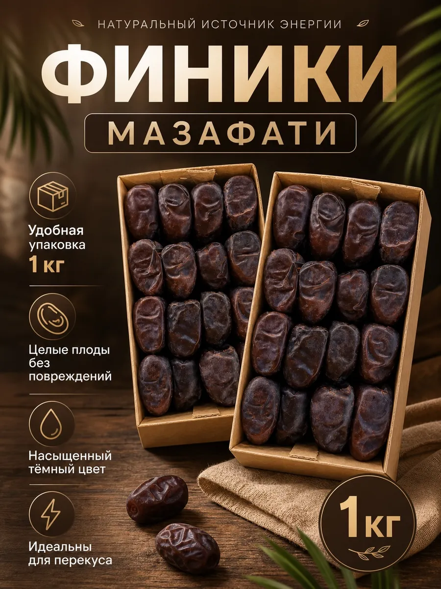 Финики, Мазафати, 1000гр