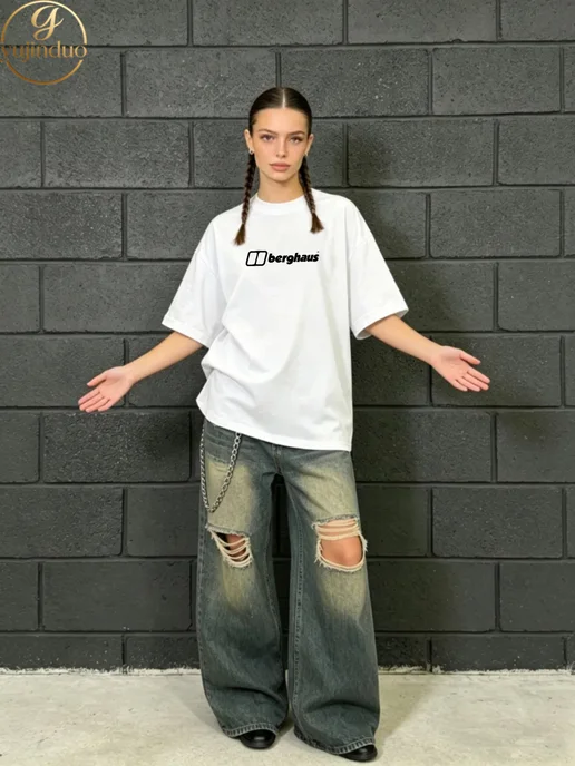 футболка оверсайз Логотип Berghaus 