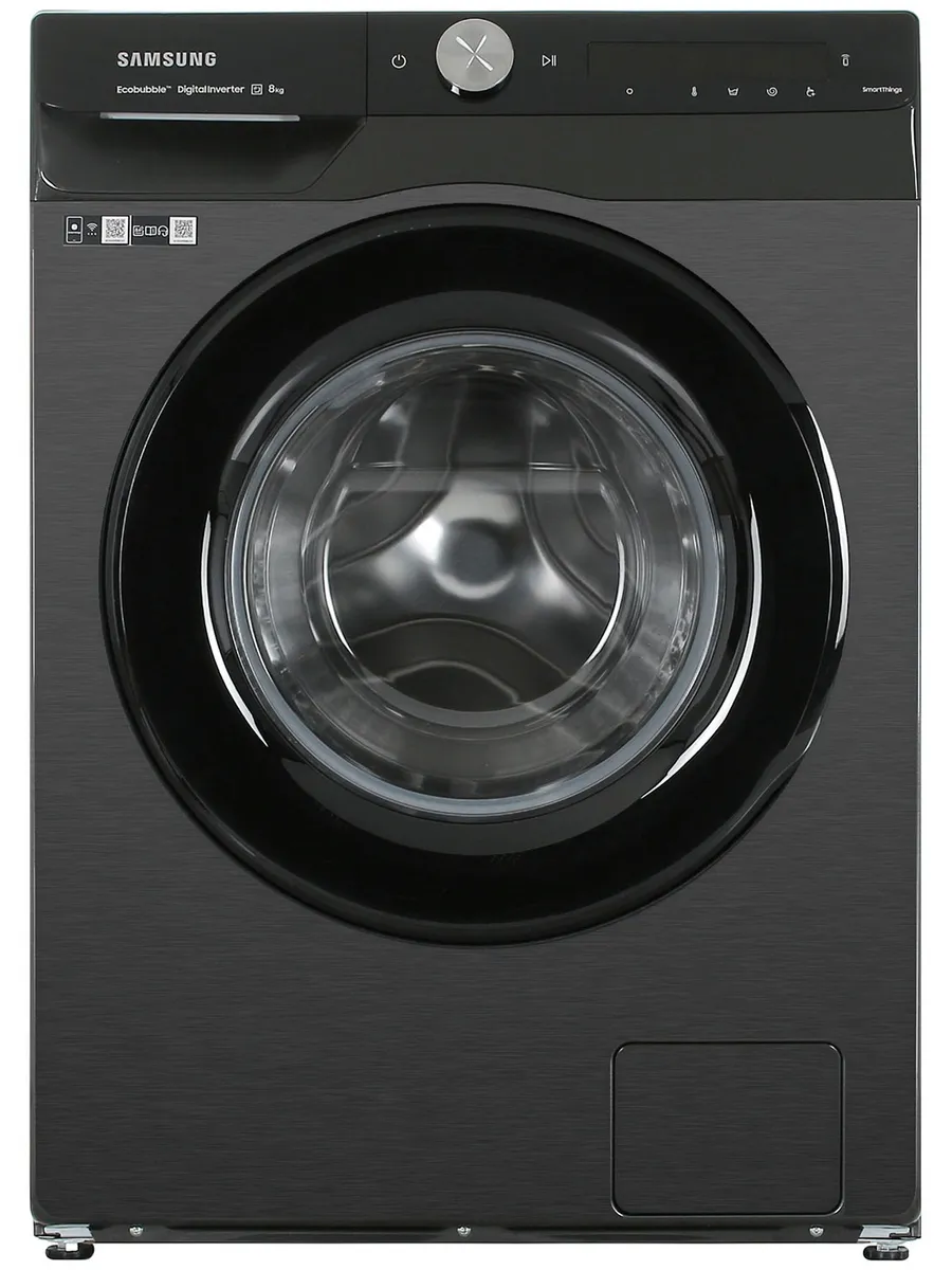 Стиральная машина WW80AG6S28ABLP узкая, EcoBubble, 8 кг Samsung 1207432947 купить в интернет‑магазине Wildberries