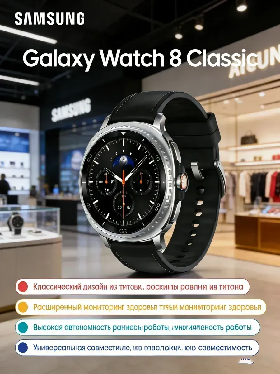 Samsung Купить Galaxy Watch 8 Classic по лучшей цене