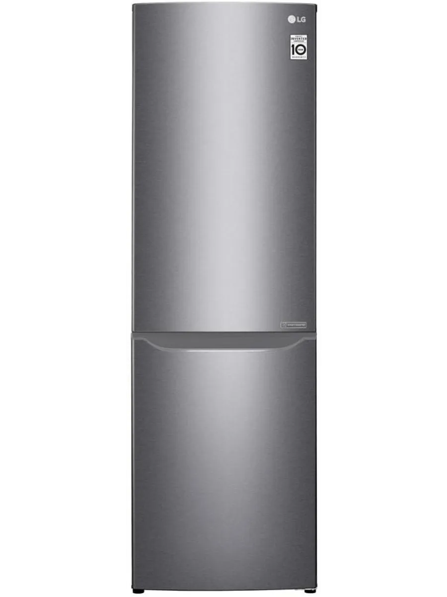 LG Двухкамерный холодильник GA-B419SDJL 302л, темный графит