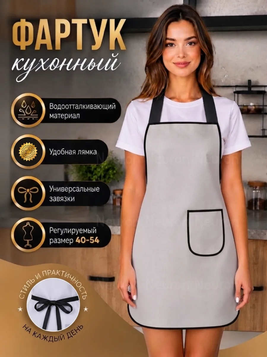 Фартук кухонный рабочий универсальный