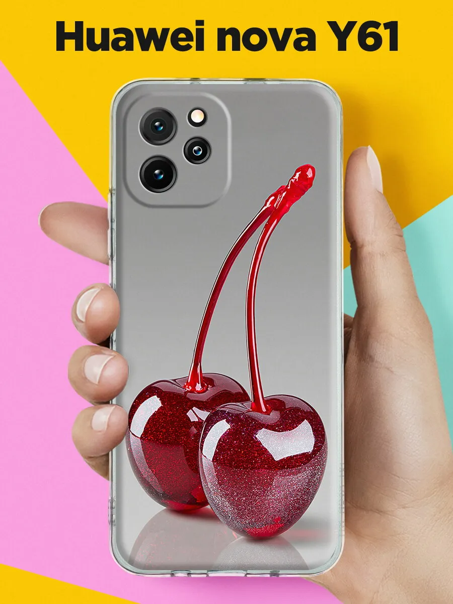 Чехол на Huawei nova Y61 с принтом