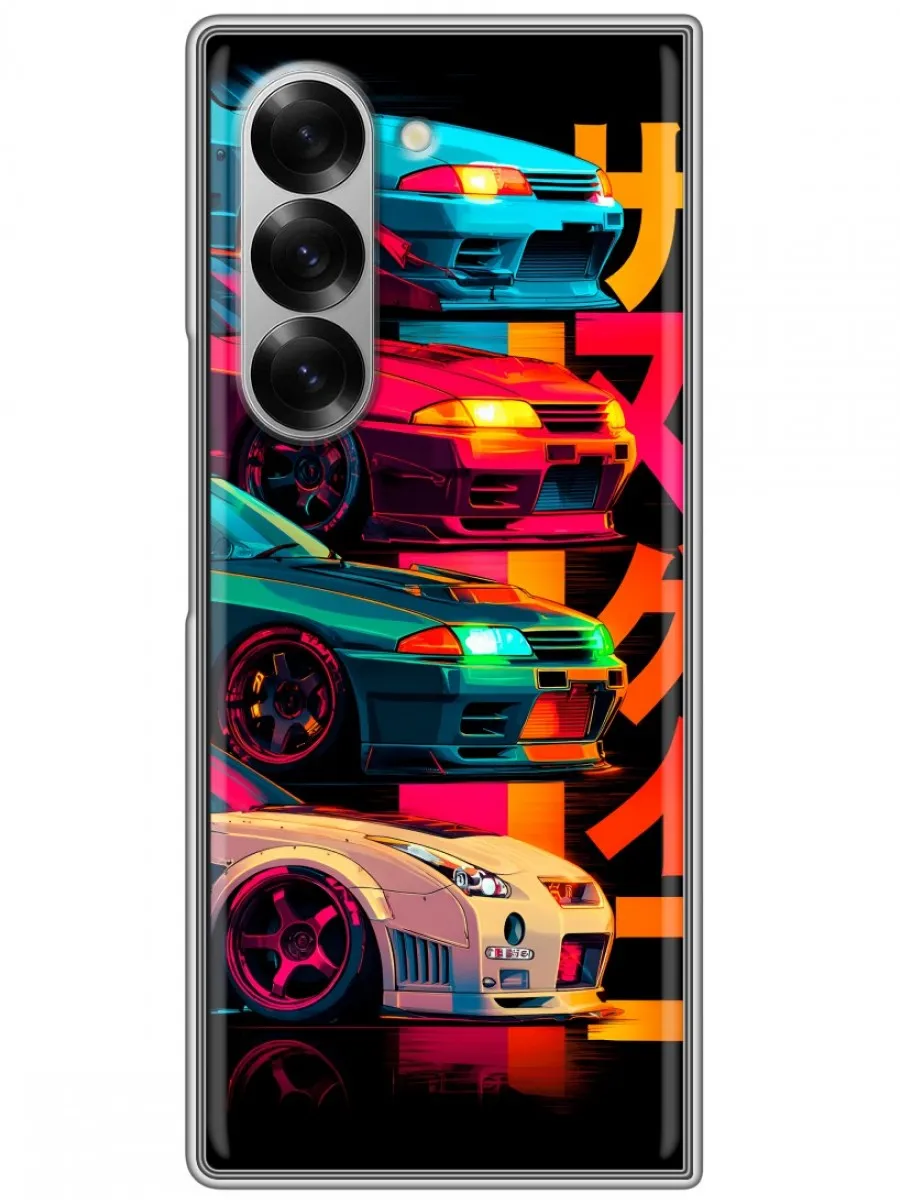 Чехол на Samsung Galaxy Z Fold 6 тачки аниме
