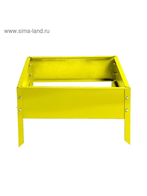 Яркая металлическая клумба для вашего сада, желтый, фото 2