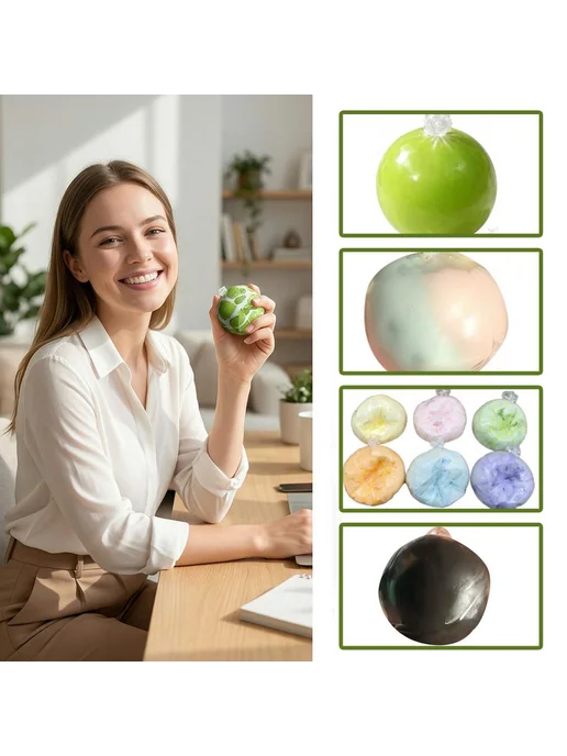 Игрушка-антистресс Rainbow color, мялка-тяну - Rainbow color, вариант, фото 3