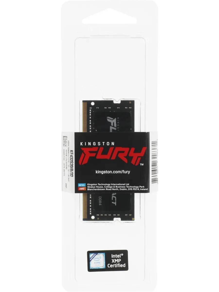 Kingston. Оперативная память Fury Impact KF432S20IB 32