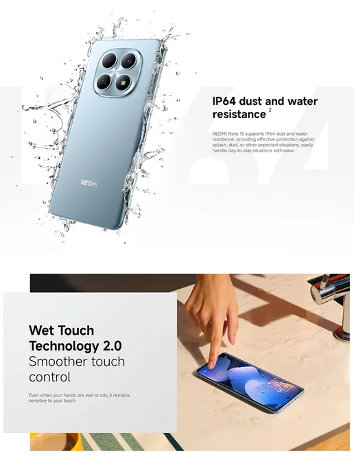 Смартфон Xiaomi Note 15 8/256 ГБ, черный, фото 6