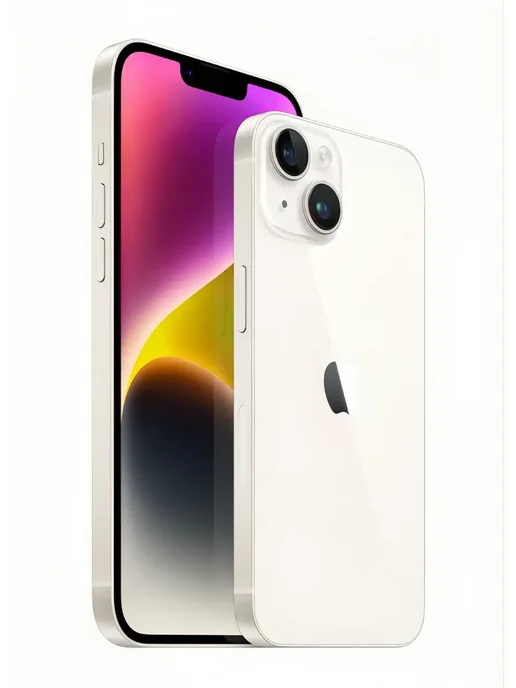 Смартфон Apple iPhone 14 128 ГБ, белый, фото 4