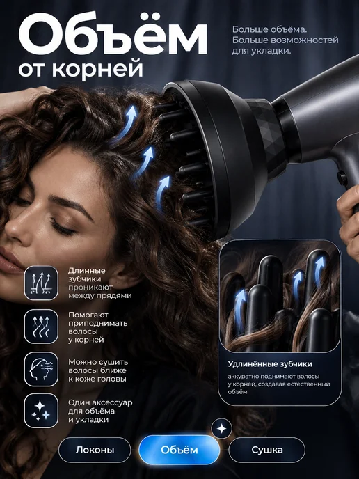 LuxAP Диффузор для фена универсальный, вариант, фото 2