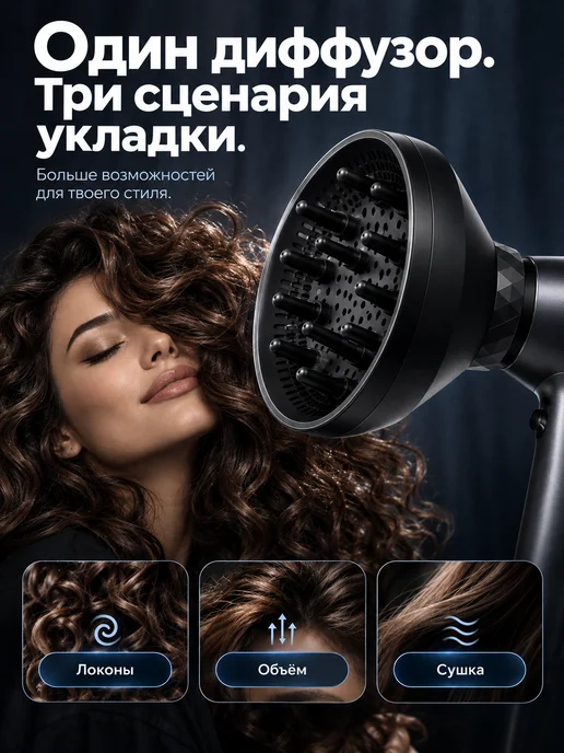 LuxAP Диффузор для фена универсальный, вариант, фото 4