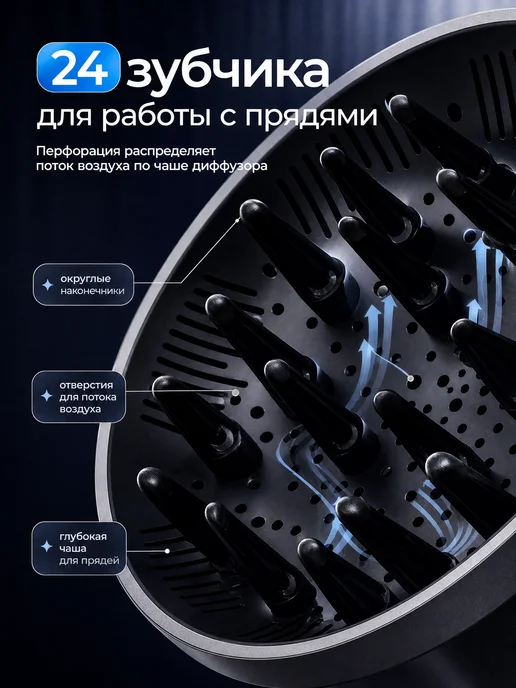 LuxAP Диффузор для фена универсальный, вариант, фото 7
