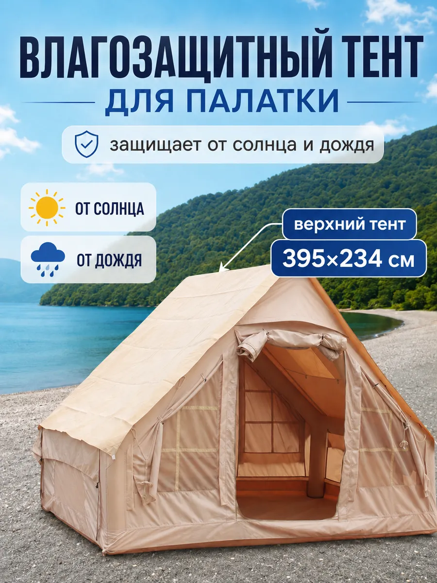 Водонепроницаемая туристическая гермо-подстилка тент