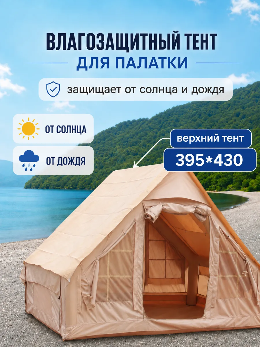 Водонепроницаемая туристическая гермо-подстилка тент