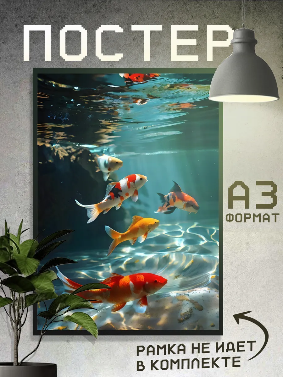Постер Рыбки