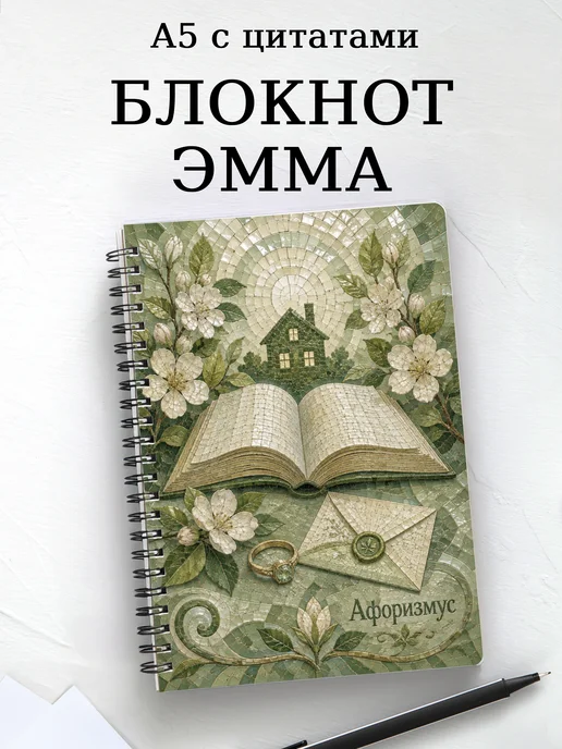 Блокнот Эмма с мотивирующими цитатами