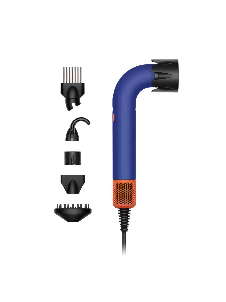 Dyson Фен Supersonic R-PRO HD18 Diffuser Vinca Blue Topaz Orange