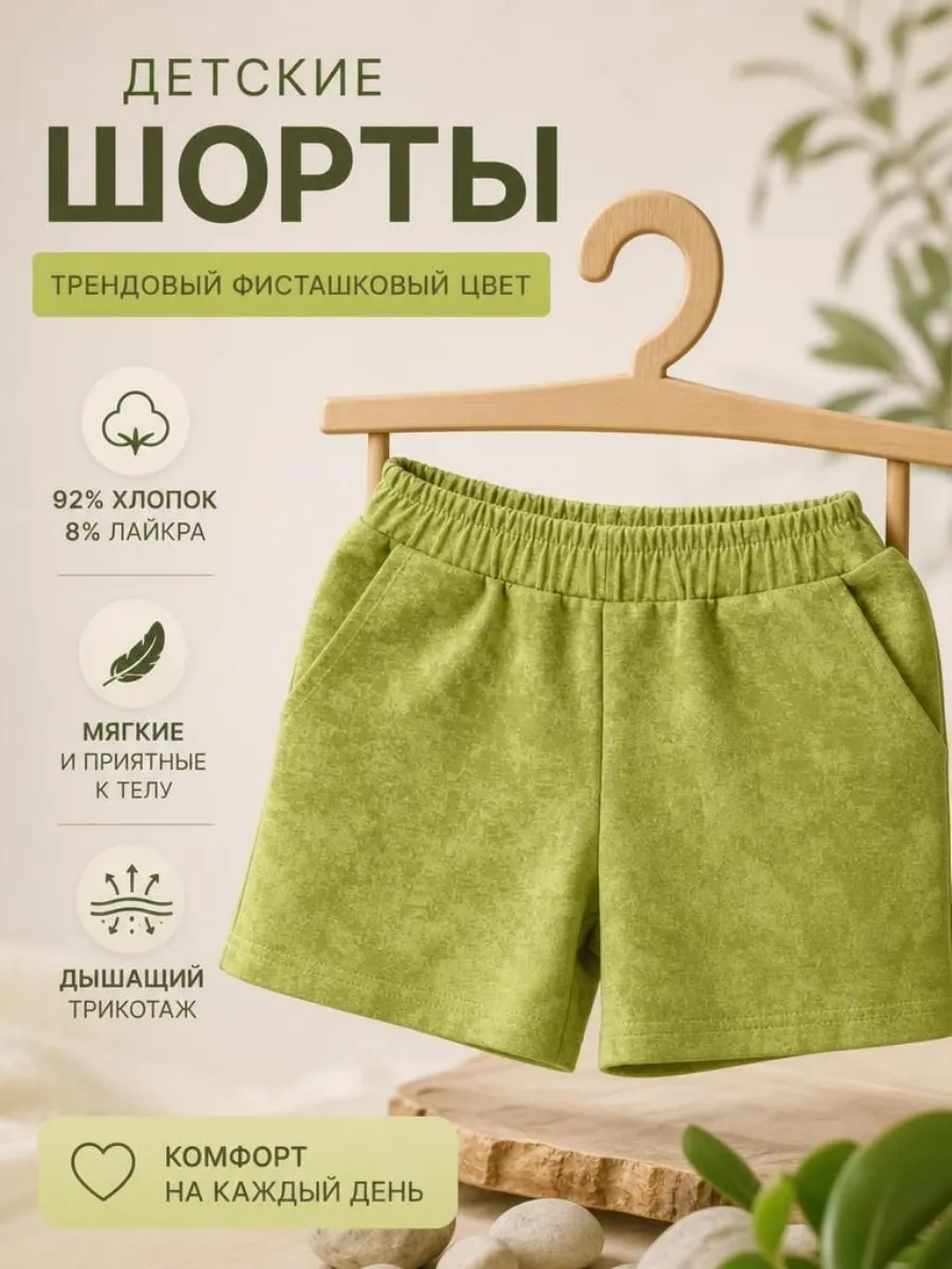Шорты детские с карманами