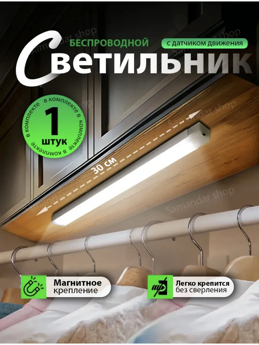 Светильник с датчиком движения. Умный LED