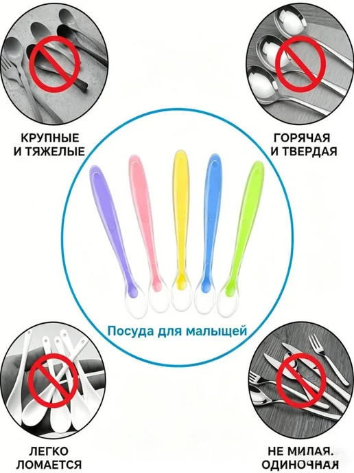 Детская силиконовая ложка для прикорма, без BPA, розовый, фото 5