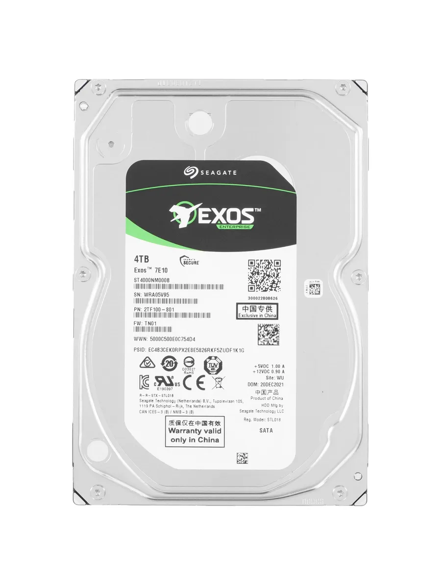 Жесткий диск HDD 4.0Tb Seagate ST4000NM000B 5900, 64Mb CH