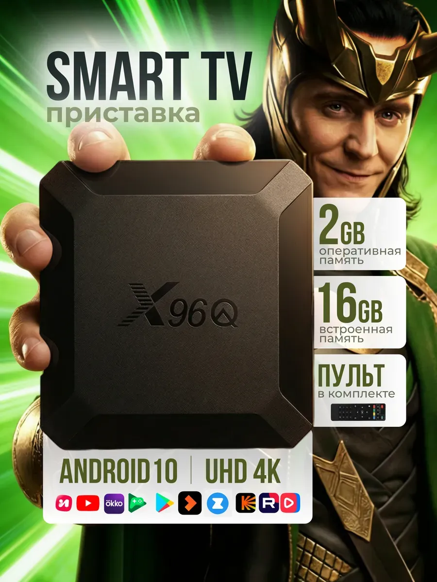 Приставка смарт для телевизора X96Q