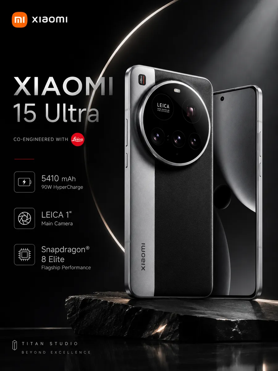 Xiaomi Смартфон 15 Ultra 16 512ГБ Global Silver Chrome