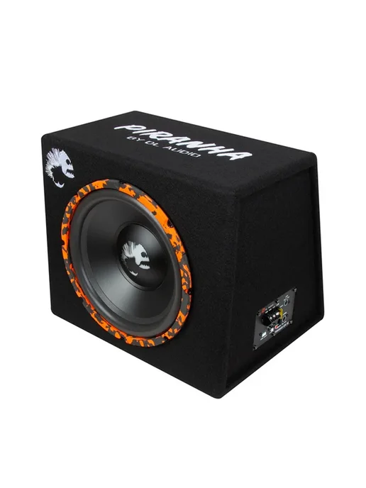 DL AUDIO Сабвуфер автомобильный Piranha 10A V.3 Orange, активный, вариант, фото 2