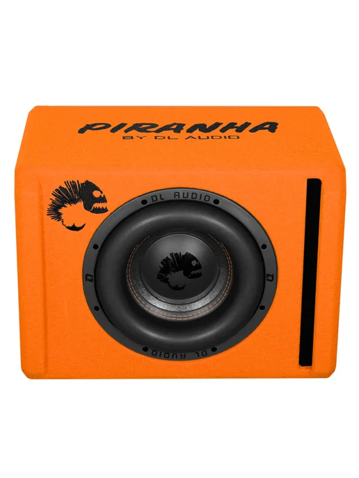DL AUDIO Сабвуфер автомобильный Piranha 10A V.3 Orange, активный, оранжевый, фото 5