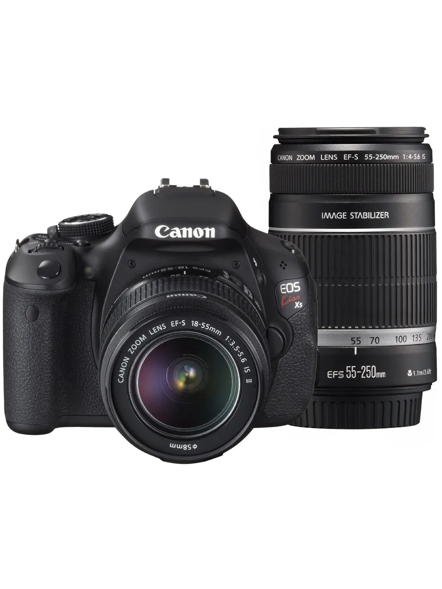 CANON Фотоаппарат EOS Kiss X5 с двумя объективами