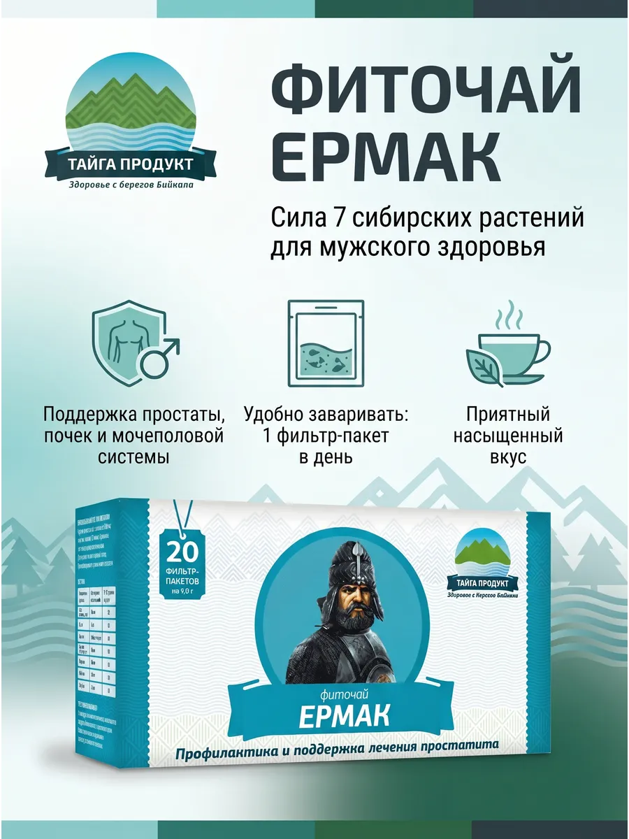 Фиточай для мужского здоровья