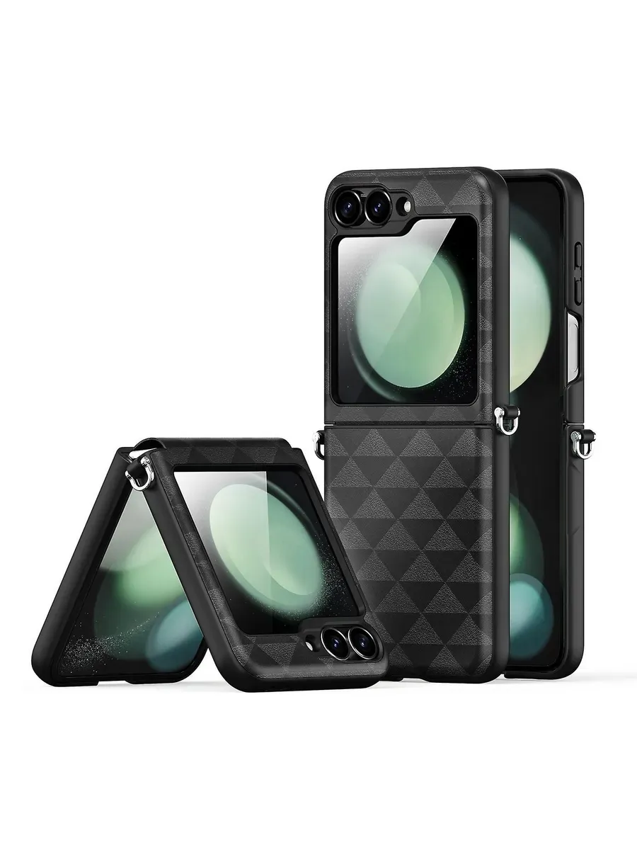Чехол DUX Fitt для Samsung Z Flip6 5G Цв. Черный