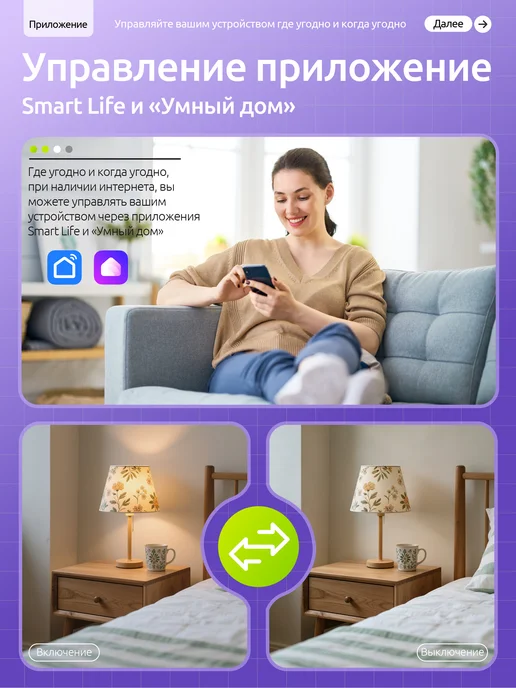 Auronen Умное реле ZigBee 2 канала без нейтрали, белый, фото 7