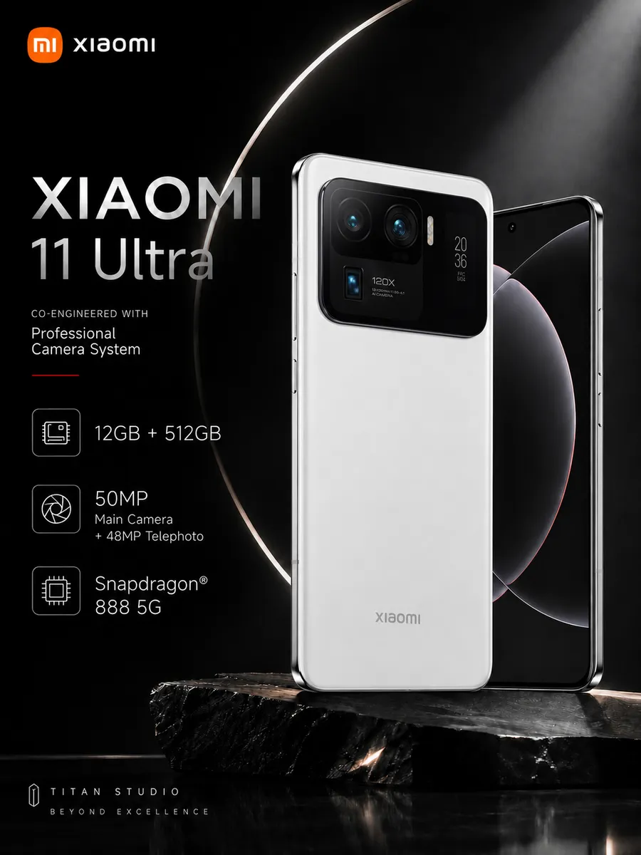 Смартфон 11 Ultra 12 512 ГБ Белый Xiaomi 1220632468 купить за 29 521 ₽ в интернет‑магазине Wildberries