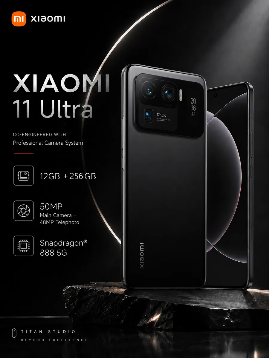 Смартфон 11 Ultra 12 256 ГБ Черный Xiaomi 1220632469 купить за 27 697 ₽ в интернет‑магазине Wildberries