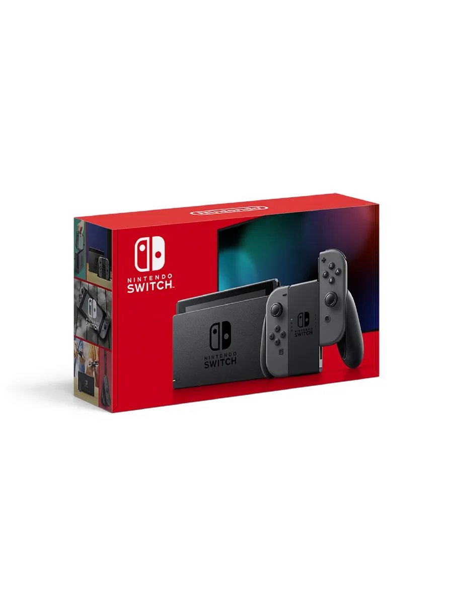 Nintendo Игровая консоль Switch серый Joy-Con