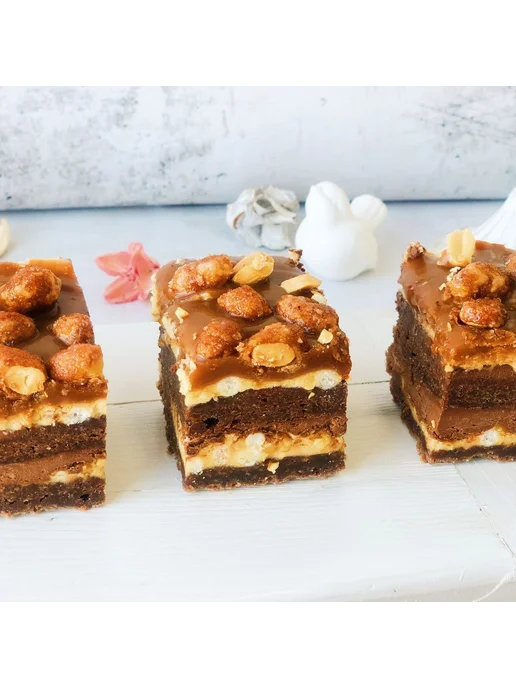 Dessert Fantasy Пирожное Карамельно-ореховое мини, 42 порции, 2100 гр, 2100 г, фото 5