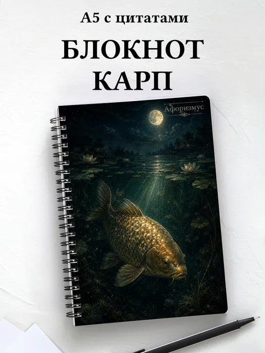 Блокнот Карп с мотивирующими цитатами