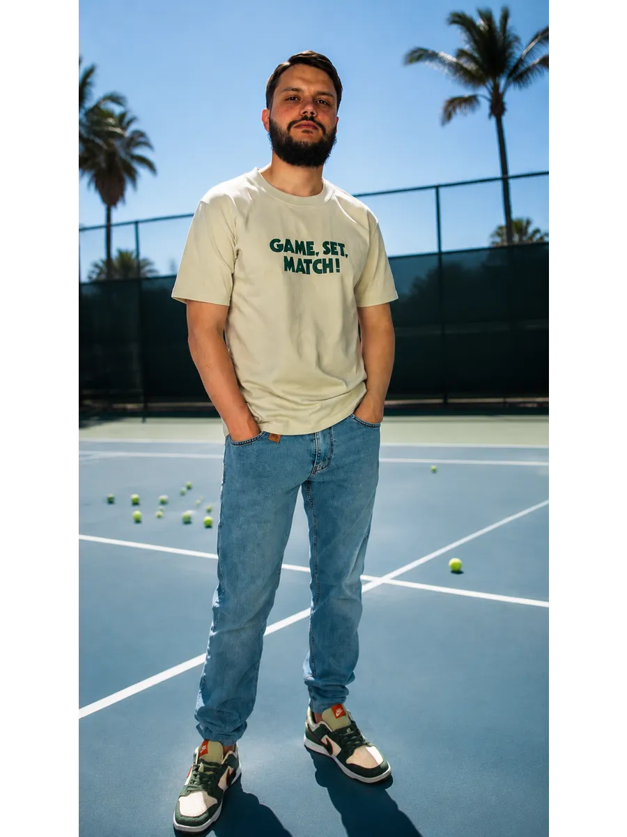 Футболка Lacoste бежевая