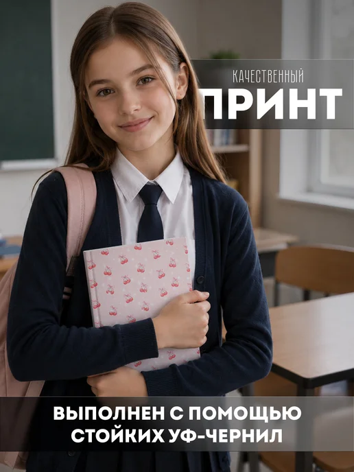 Store ST Школьный дневник "Вишня гламур", синий, фото 4