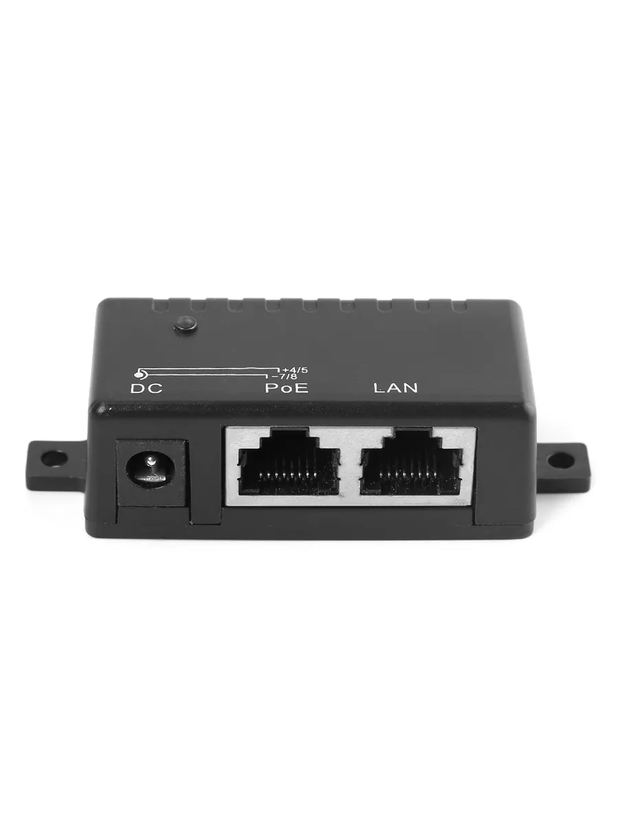 Розетка Splitter POE RJ45 для 100Мбит/с Ethernet и DC