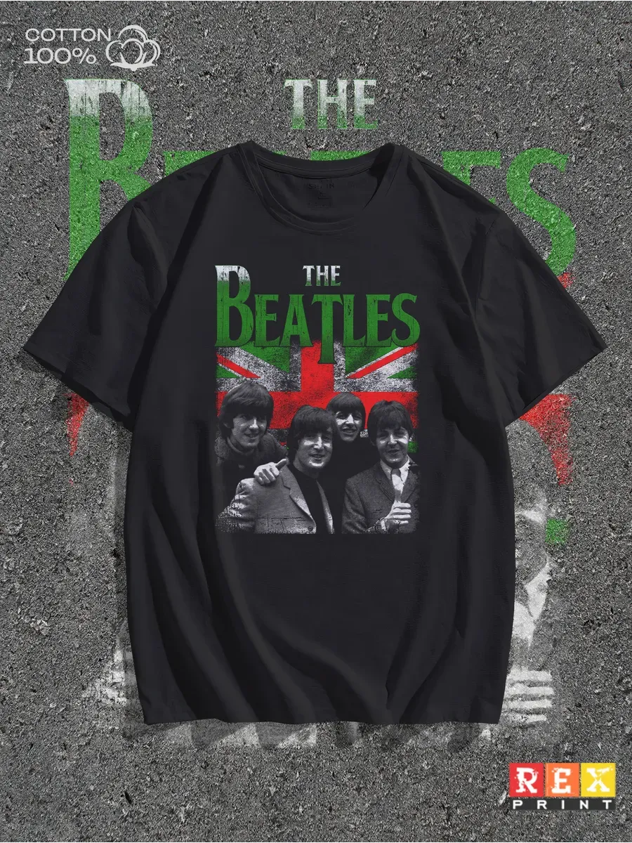 Футболка с принтом группа The Beatles
