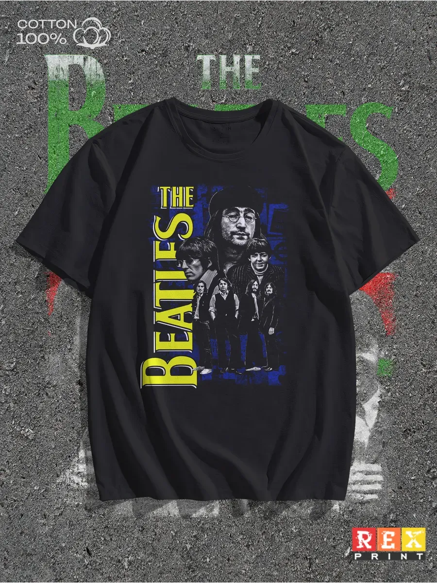 Футболка с принтом группа The Beatles