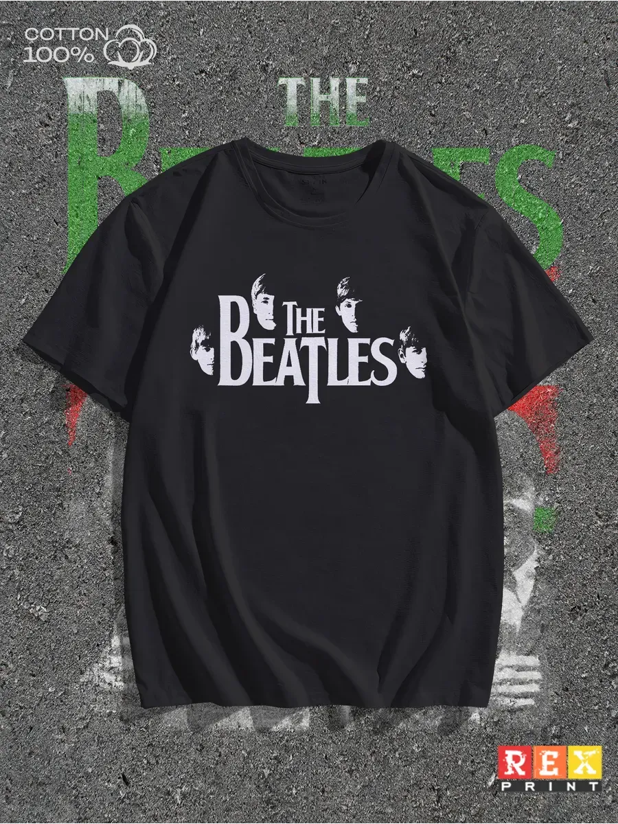 Футболка с принтом группа The Beatles
