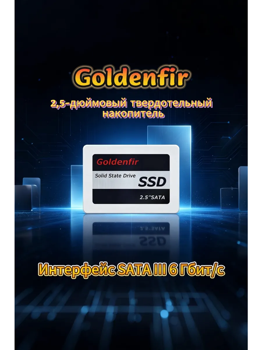 Goldenfir SSD накопитель 240ГБ SATA 2.5 дюйма внутренний диск