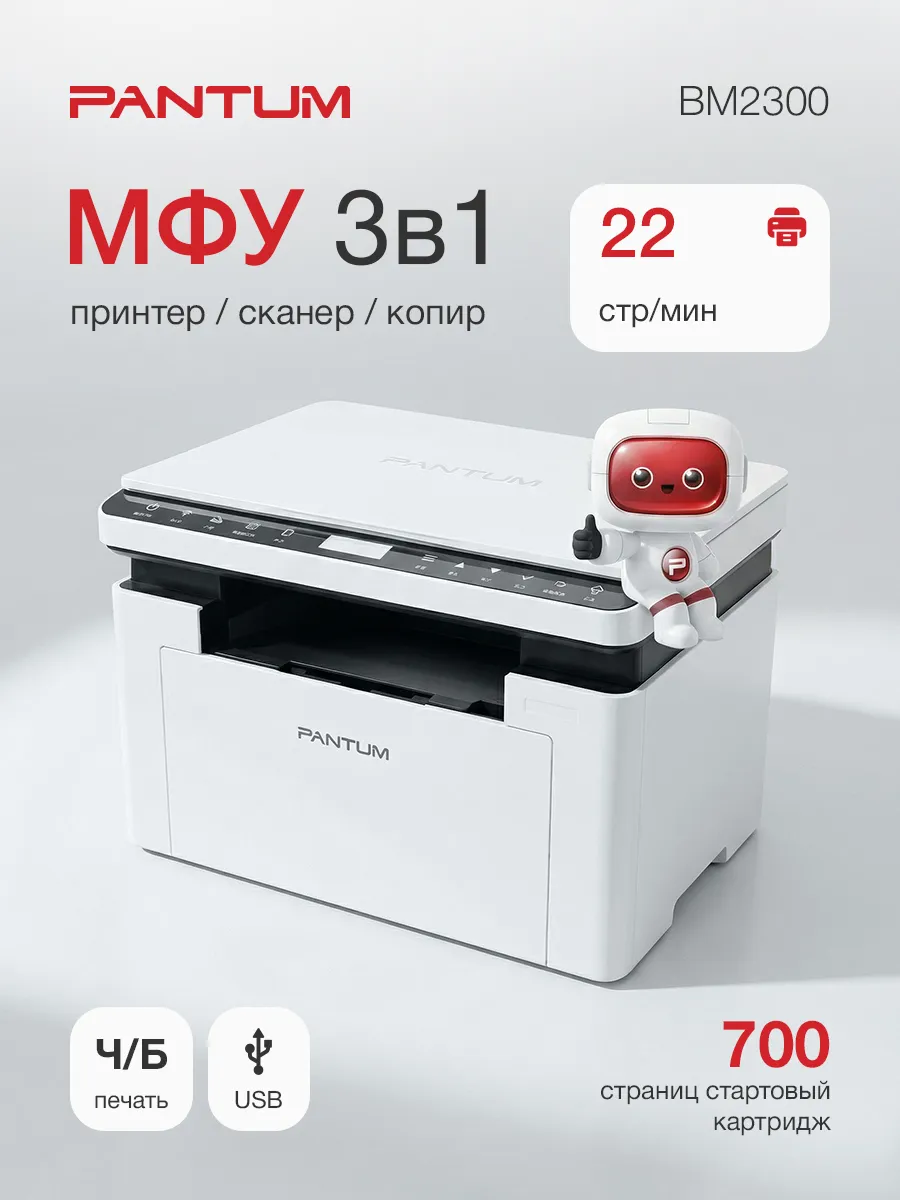 Принтер лазерный BM2300 черно-белый