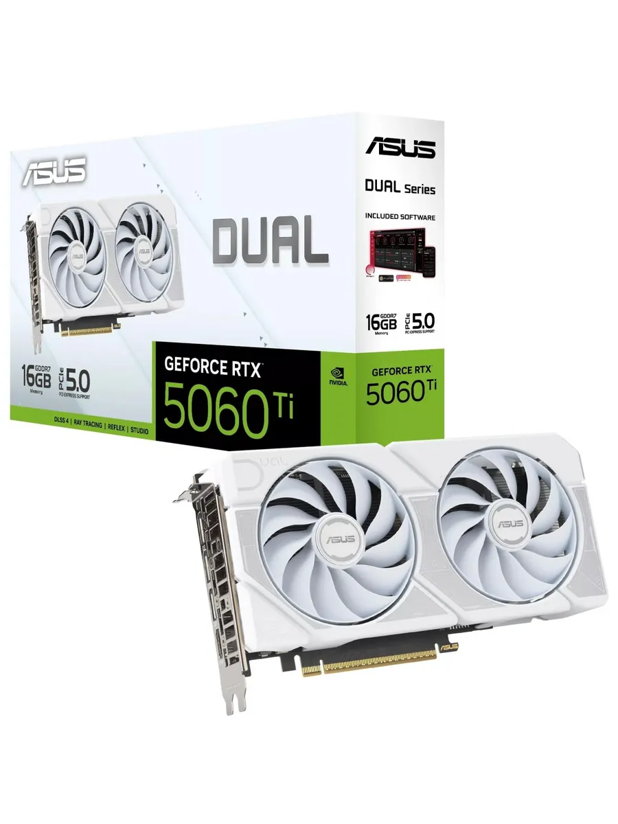 Asus Видеокарта RTX 5060 Ti 16 ГБ RTL (90YV0MH6-M0NA00)