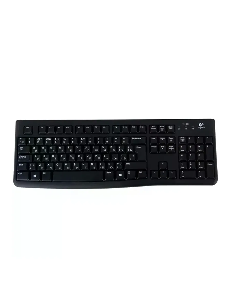 Клавиатура Logitech Keyboard K120 For Business Black USB (9